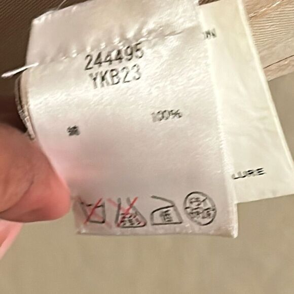 Yves Saint Laurent Women's 34 Cotton Trench Coat Beige Tan Fields Jacket Neutral - Picture 11 of 16